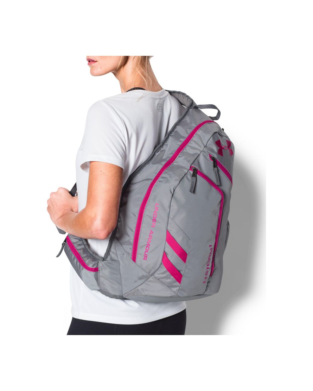 Under armour sling clearance backpack pink